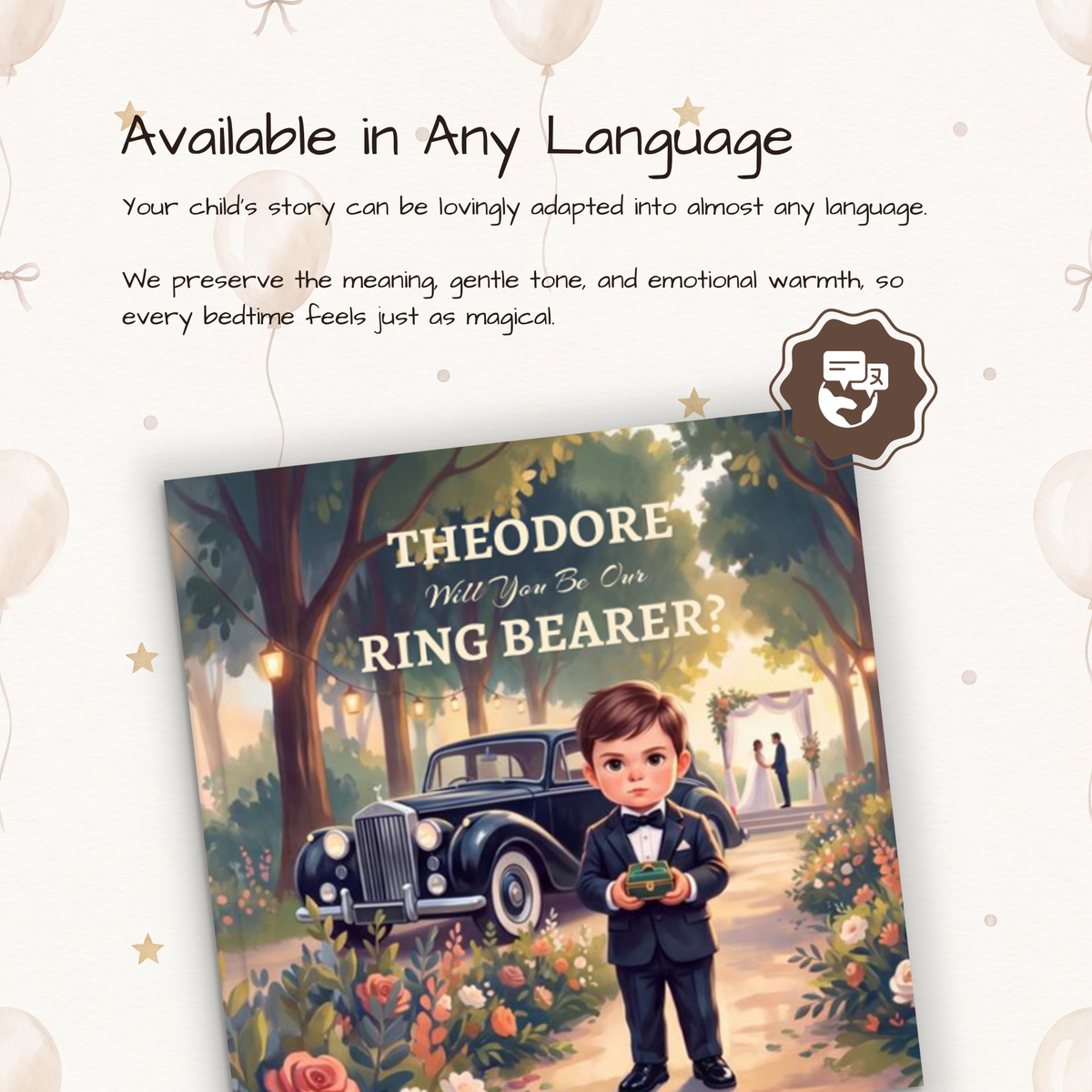 Will You Be Our Ring Bearer?
