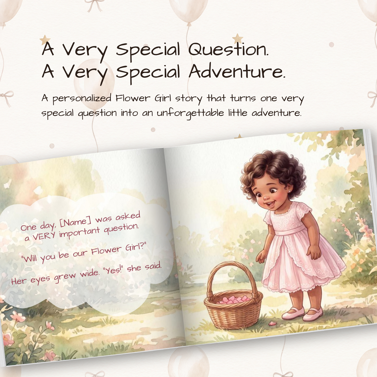 Will You Be Our Flower Girl?